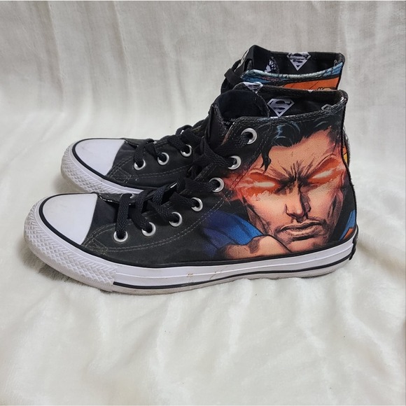 DC Rebirth Converse All Stars Superman Size 8 (Women's) Size 6 (Men's) - Picture 3 of 9